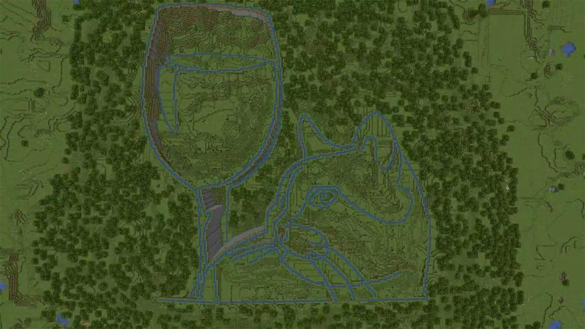 Неймовірний портрет у Minecraft Неймовірний портрет у Minecraft