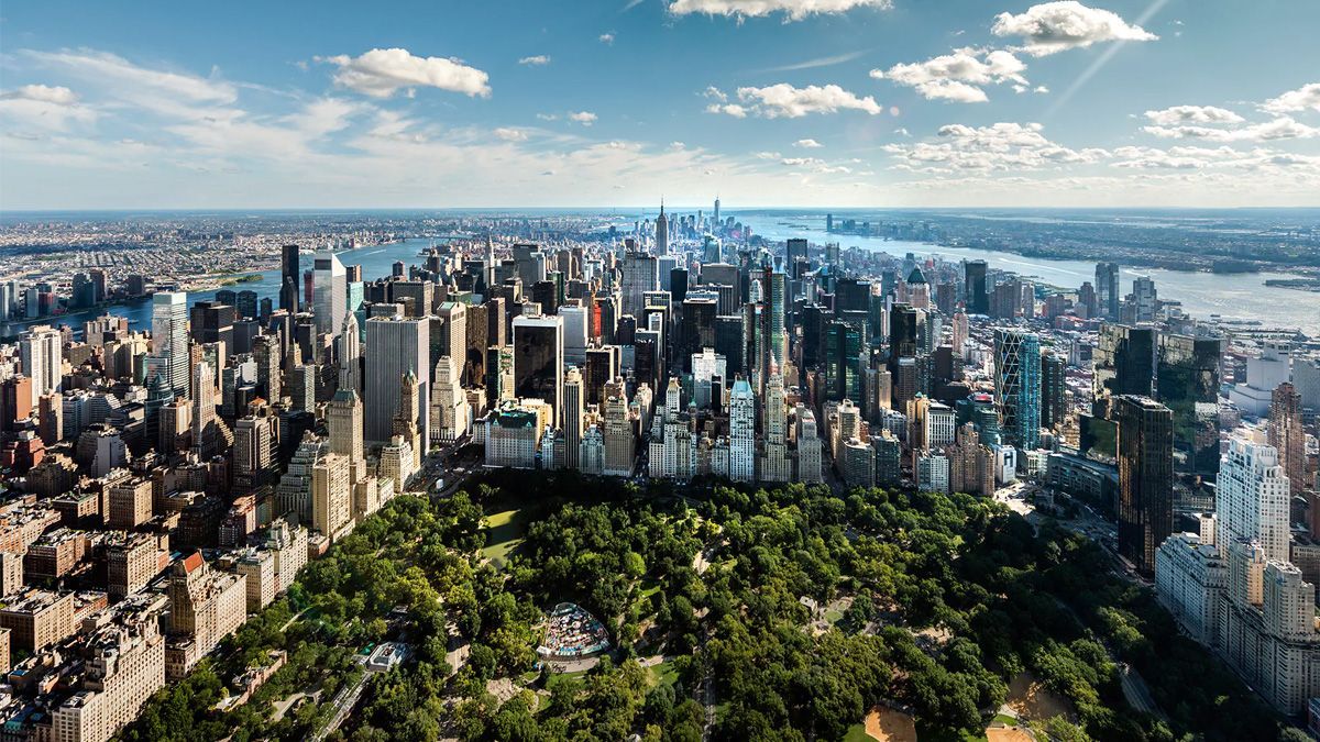 Нью Йорк з Емпайр-Стейт-Білдінг Нью Йорк з Емпайр-Стейт-Білдінг