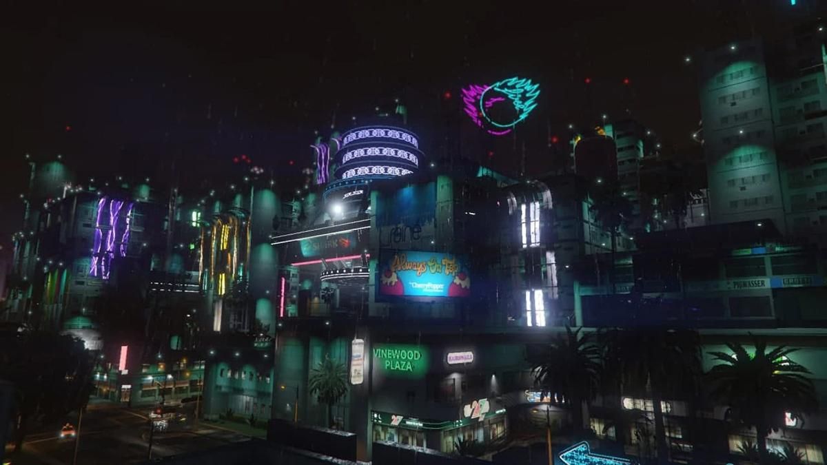 В GTA V воспроизвели Найт-Сити из видеоигры Cyberpunk 2077 – видео