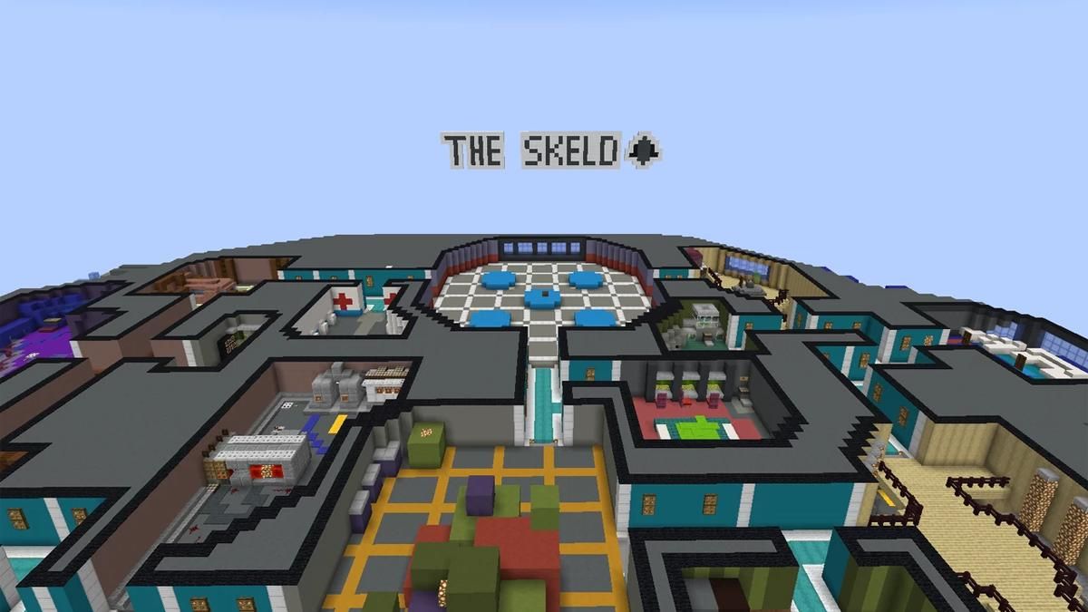 Карта The Skeld в Minecraft Карта The Skeld в Minecraft
