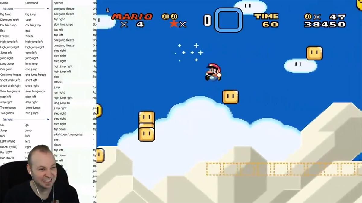 Super Mario World проходять за допомогою голосових команд Super Mario World проходять за допомогою голосових команд