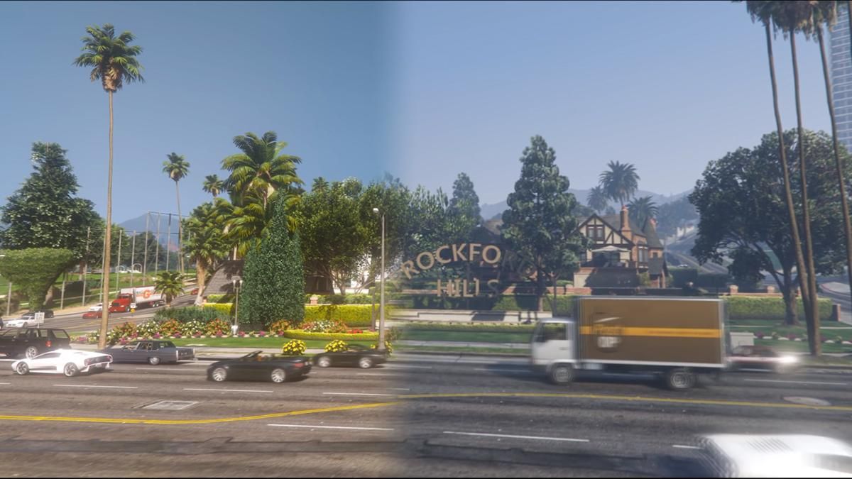 Фанат GTA 5 працює над  глобальним графічним модом для відеогри