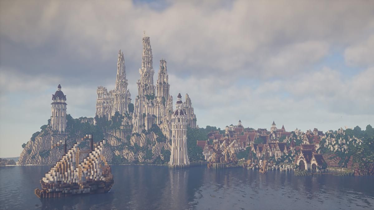 У Minecraft ентузіасти відтворюють світ Середзем'я із Володаря перснів