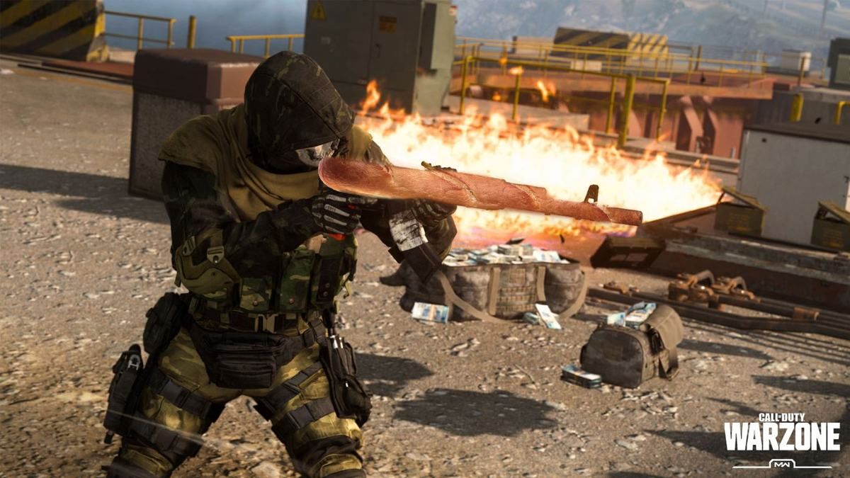 Стример Call of Duty; Warzone сыграл в игру на французском багете