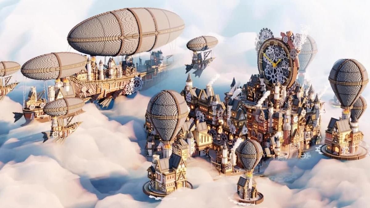 Команда ентузіастів створила у Minecraft місто у стилі стимпанк