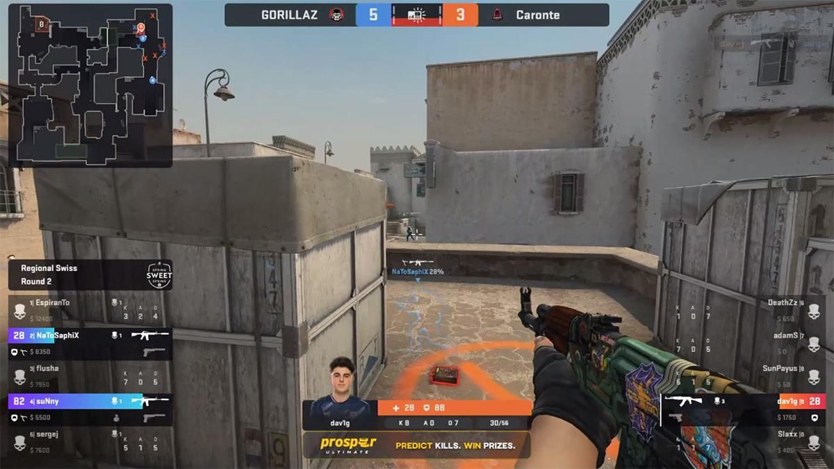 Курйозна розв'язка раунду в професійному матчі із CS:GO Курйозна розв'язка раунду в професійному матчі із CS:GO