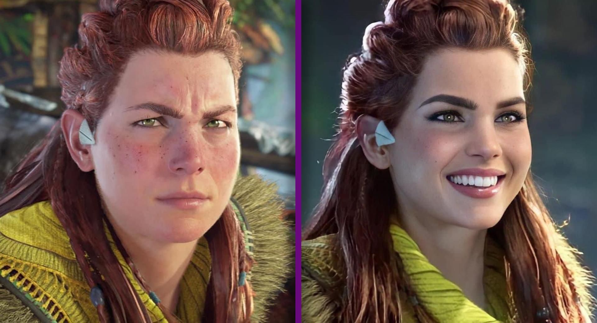 Невдоволений фанат "додав жіночності" Елой з Horizon Forbidden West та запустив кумедний челендж Невдоволений фанат "додав жіночності" Елой з Horizon Forbidden West та запустив кумедний челендж