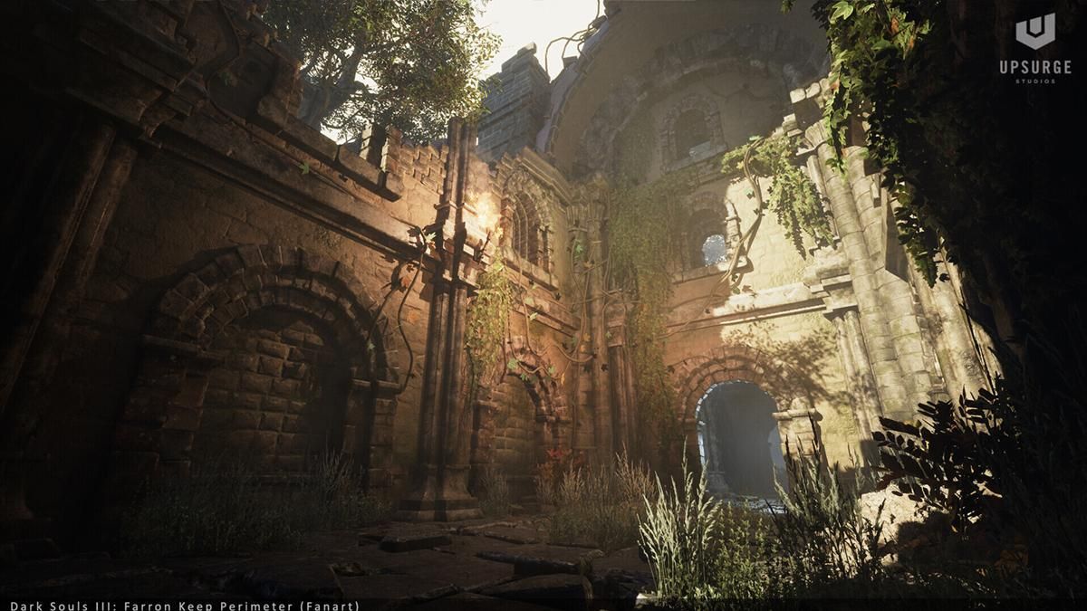 Цитадель Фаррона з Dark Souls 3 на рушії Unreal Engine 5