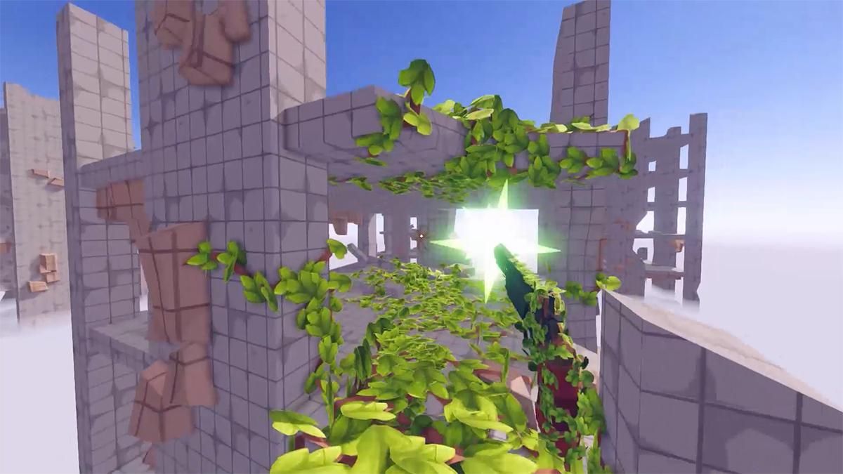 Энтузиаст показал прототип шутера, в котором нужно стрелять растениями Энтузиаст показал прототип шутера, в котором нужно стрелять растениями