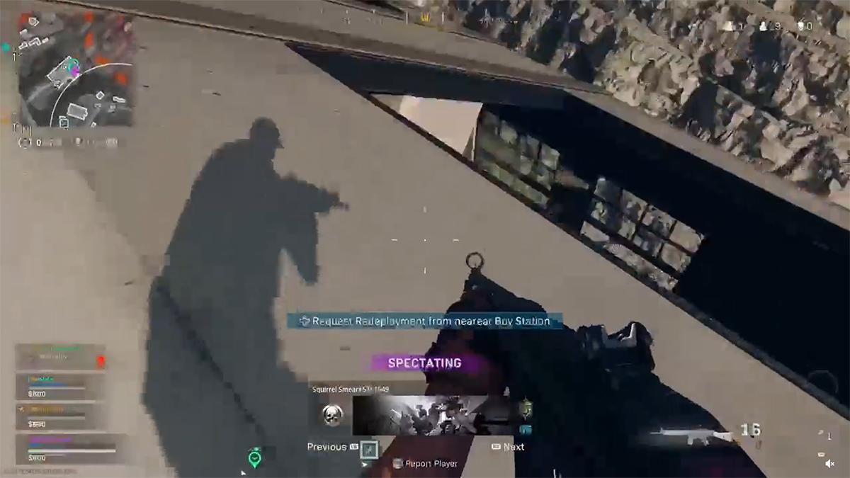 Гравець у Call of Duty: Warzone намагався підірвати свою тінь