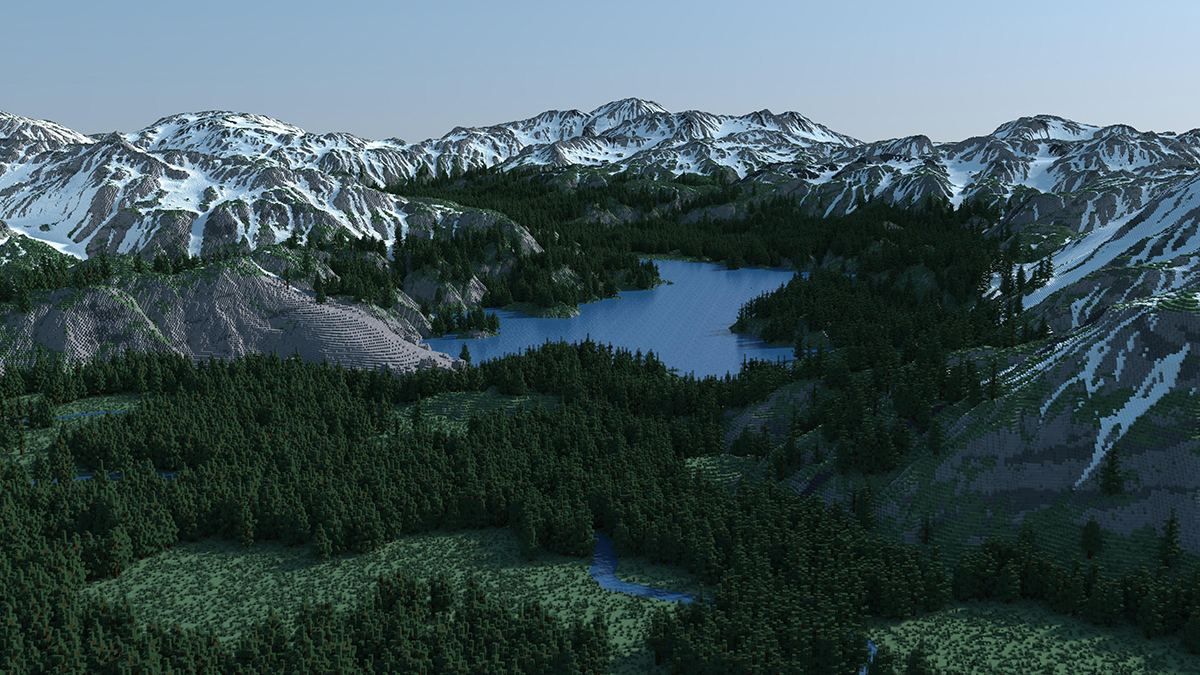 Энтузиаст создал в Minecraft огромную фотореалистичную карту