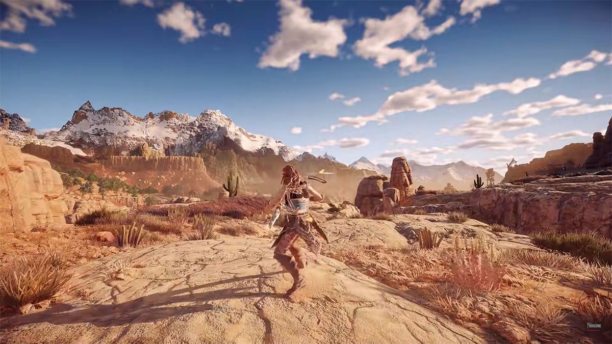 Блогер спробував показати максимум гри Horizon Zero Dawn Блогер спробував показати максимум гри Horizon Zero Dawn