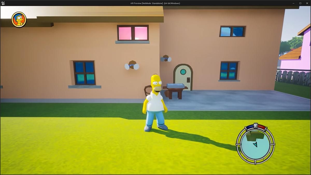 Разработчик оценил: блогер создал ремастер игры The Simpsons Hit & Run на Unreal Engine 5 - Игры - Games