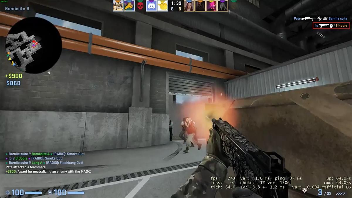 Понадобилось всего 3 пули: игрок в CS:GO эффектно ликвидировал всю вражескую команду с MAG-7 - Игры - Games Понадобилось всего 3 пули: игрок в CS:GO эффектно ликвидировал всю вражескую команду с MAG-7 - Игры - Games