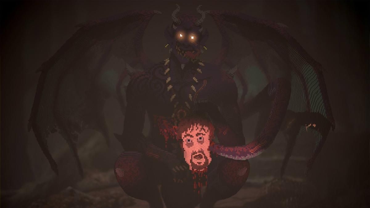 Геймер збудував гігантську статую моторошного демона у Minecraft - Ігри - games Геймер збудував гігантську статую моторошного демона у Minecraft - Ігри - games