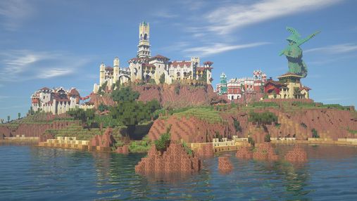 Понад тисячу годин роботи: ентузіаст створив у Minecraft неймовірне середземноморське місто