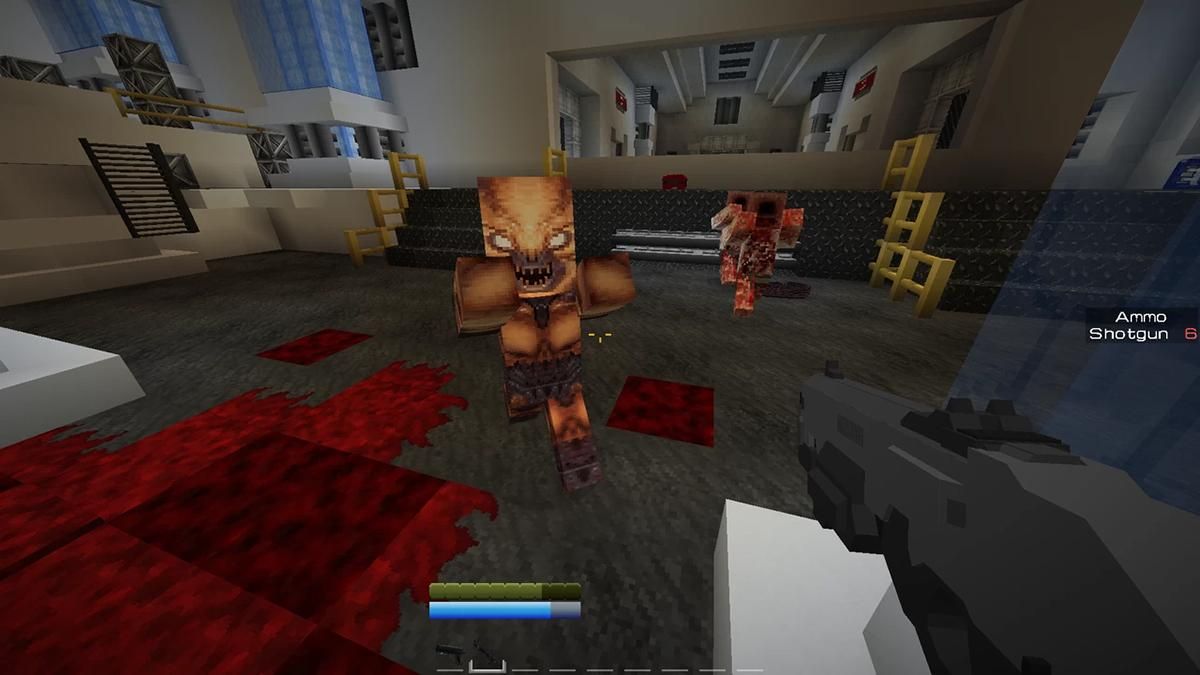 Майже два роки роботи: ентузіаст відтворив DOOM на ігровому рушії Minecraft - Ігри - games Майже два роки роботи: ентузіаст відтворив DOOM на ігровому рушії Minecraft - Ігри - games
