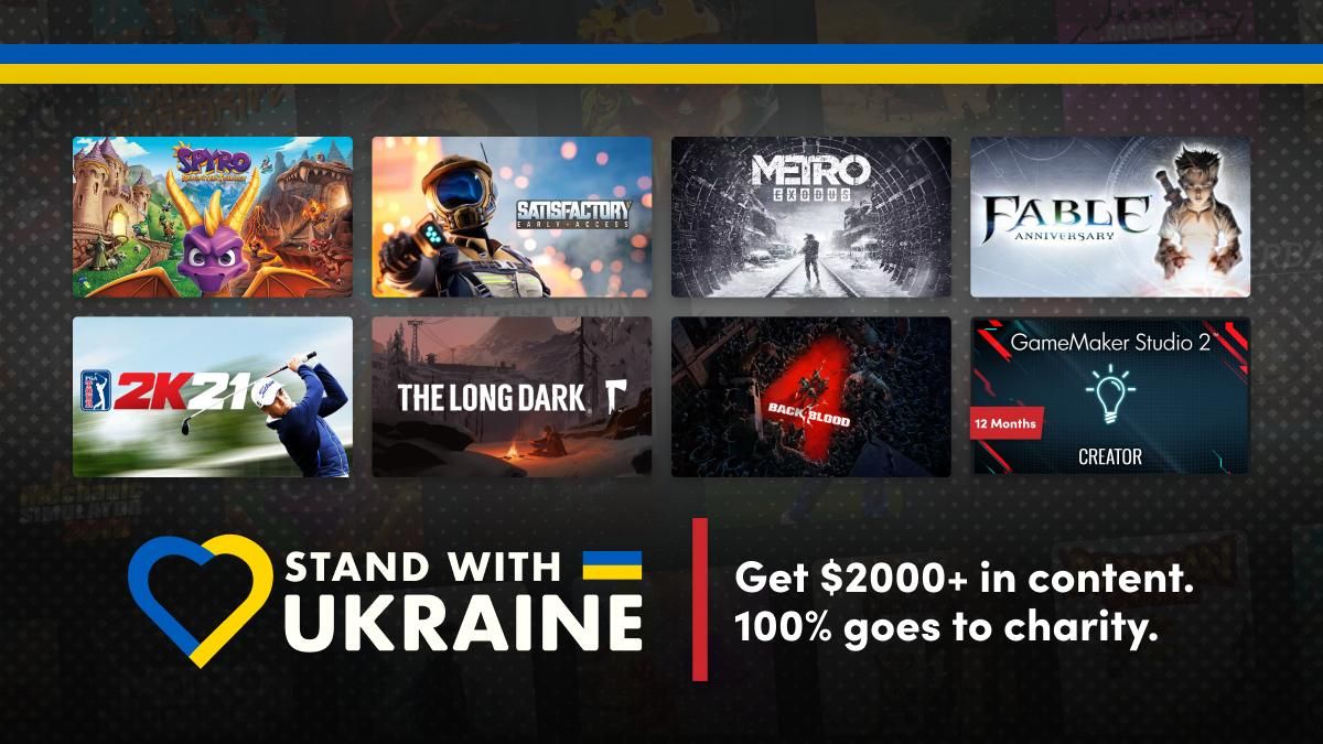 Безумный успех: набор Humble Bundle в поддержку Украины уже собрал более 7 миллионов долларов - Games