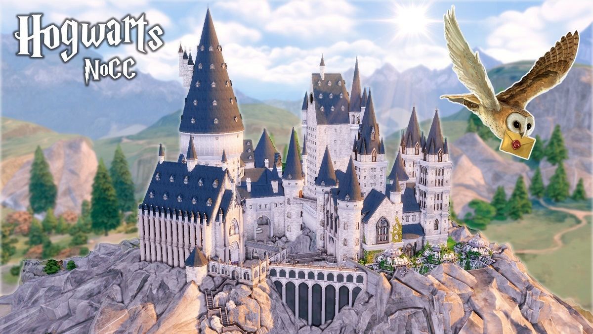 Гравець створив Гоґвартс у грі Sims 4 - відео процесу Гравець створив Гоґвартс у грі Sims 4 - відео процесу