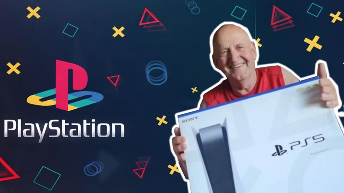 85-річний геймер отримав PS5 на день народження