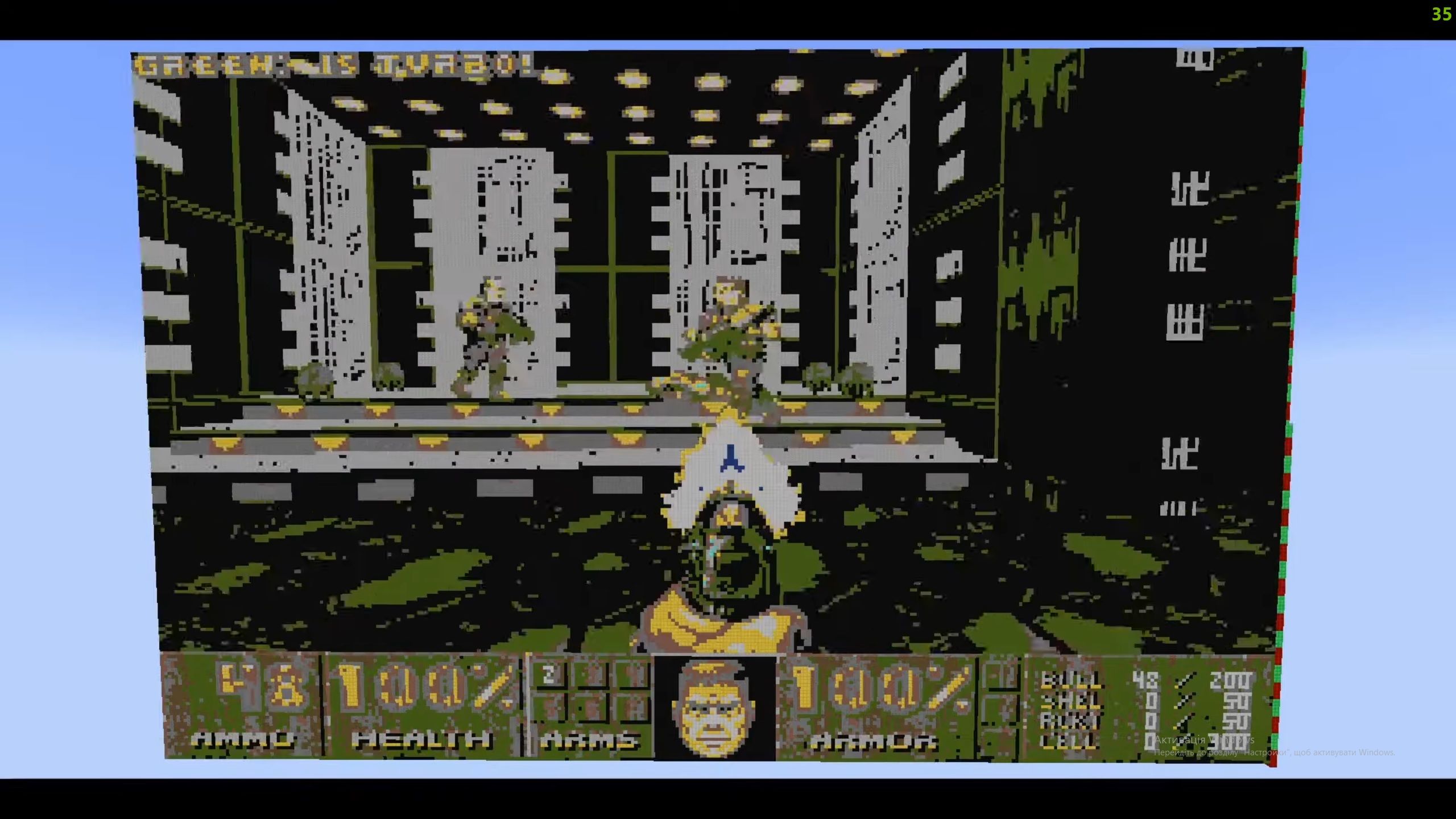 Геймер запустил DOOM в ванильном Minecraft Геймер запустил DOOM в ванильном Minecraft