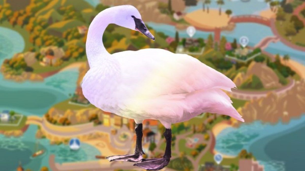 В Sims 4 заметили графический сбой с лебедями - видео