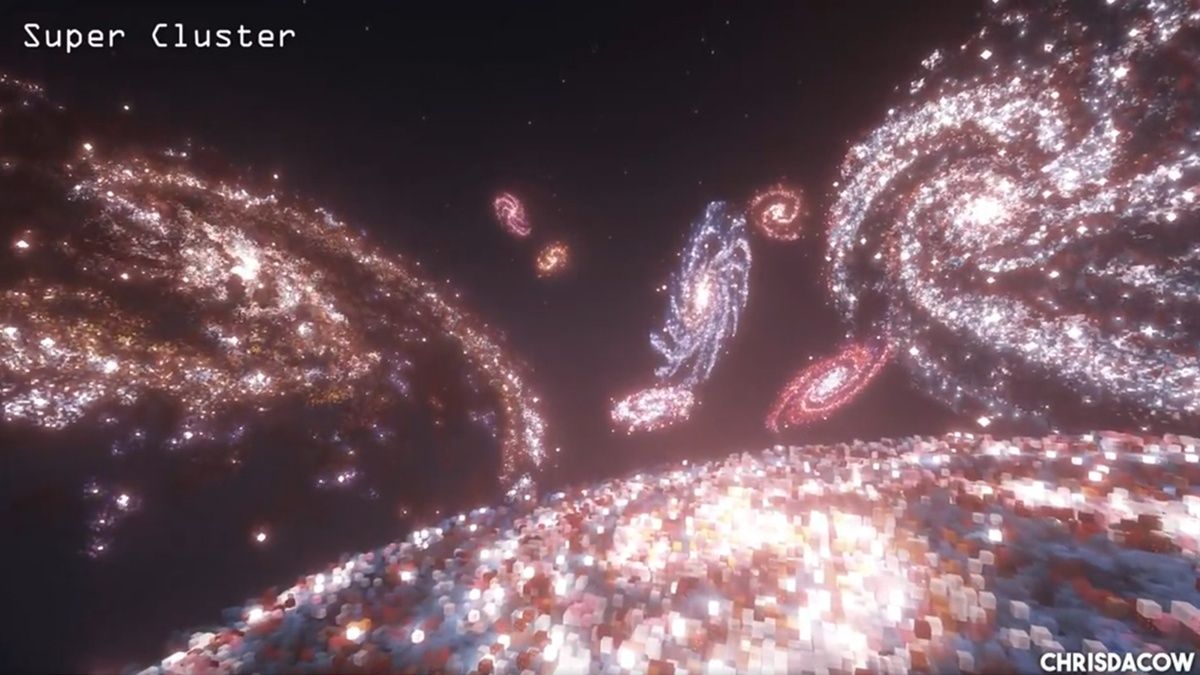 Геймер збудував цілий Всесвіт у Minecraft Геймер збудував цілий Всесвіт у Minecraft