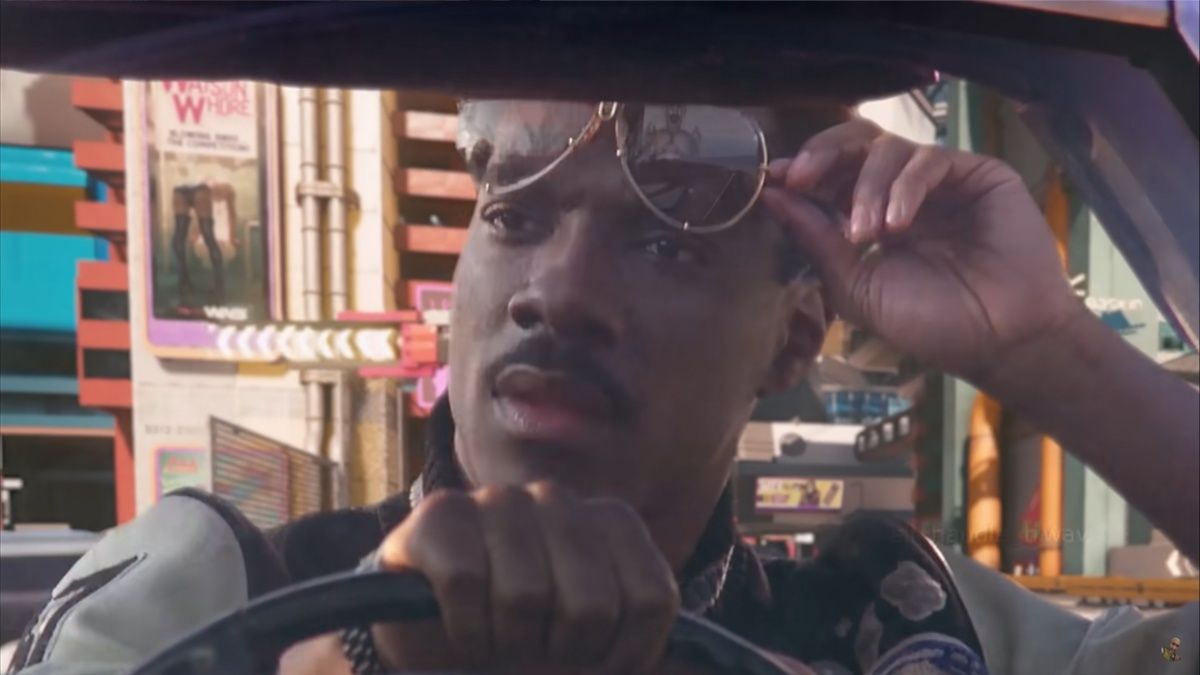 Едді Мерфі в Cyberpunk 2077 Едді Мерфі в Cyberpunk 2077