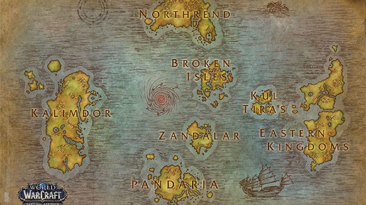 Фанат World of Warcraft воспроизвел карту США в стиле Азерота - Games