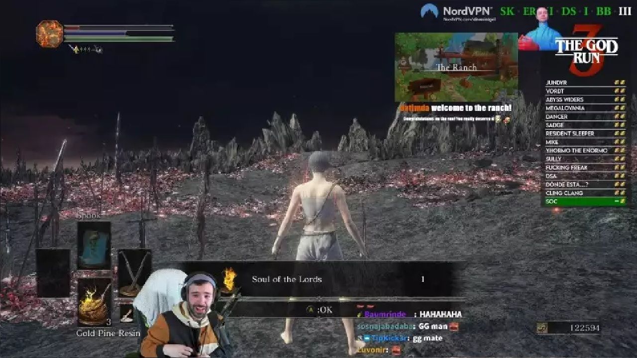 Стриммер потратил более 4 месяцев на уникальное достижение в играх FromSoftware Стриммер потратил более 4 месяцев на уникальное достижение в играх FromSoftware