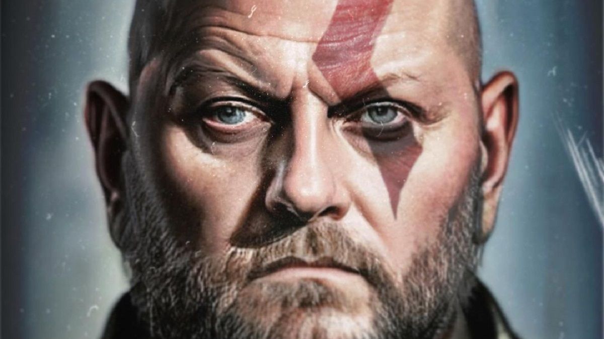 Справжній God of War: дизайнер зобразив Залужного в образі Кратоса Справжній God of War: дизайнер зобразив Залужного в образі Кратоса