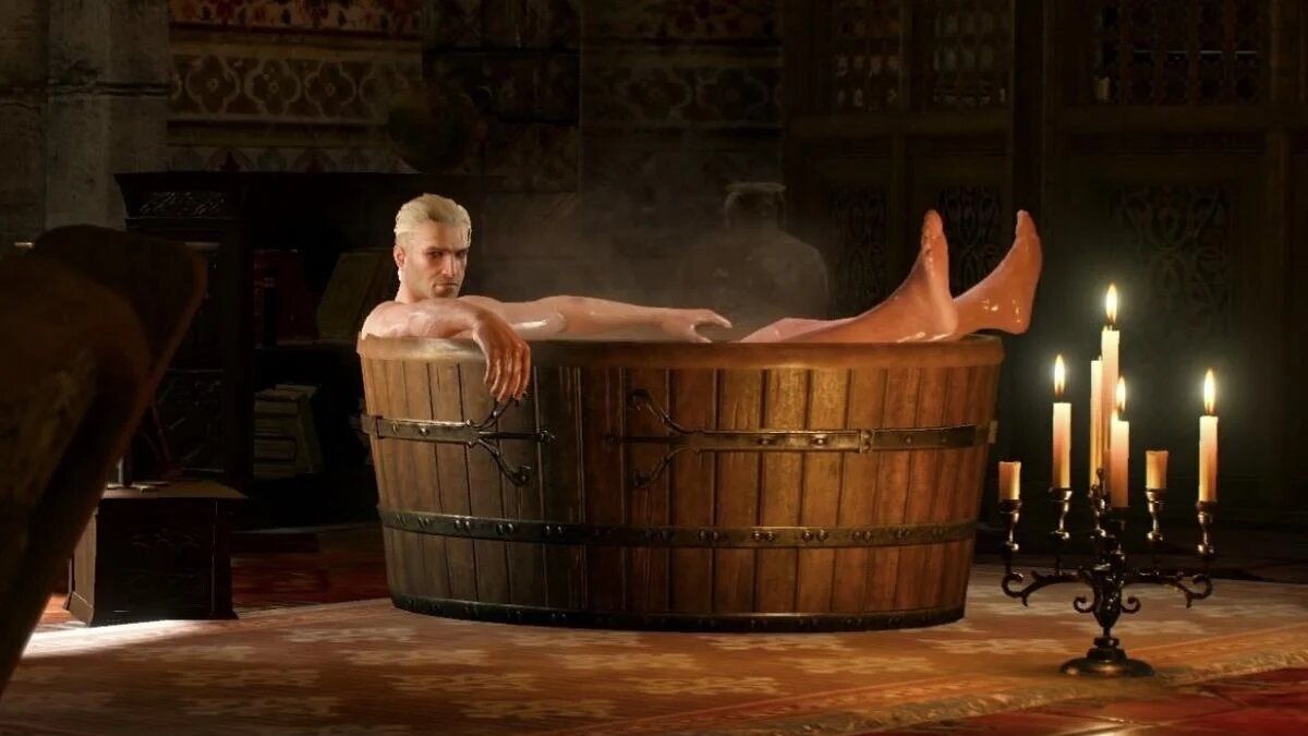 The Witcher 3 Wild Hunt – Geralt may appear naked in the opening scene