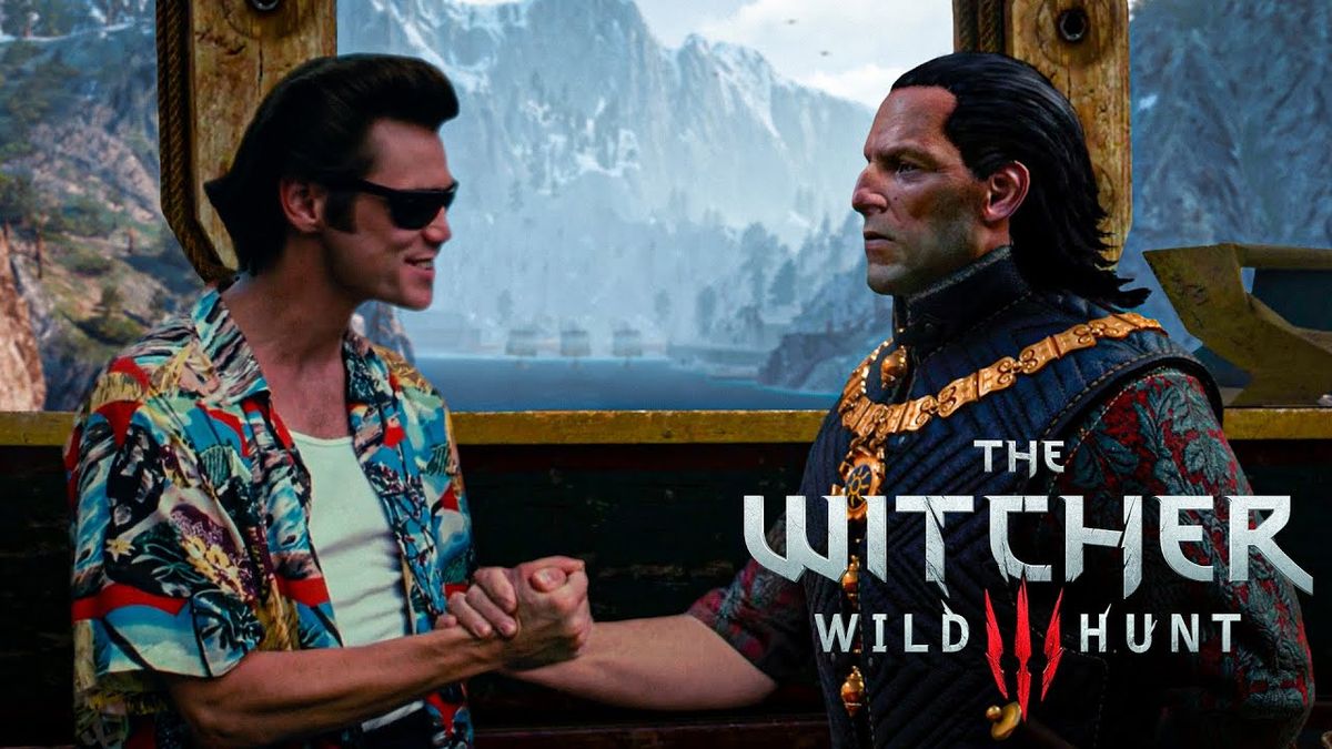 Що було б якби у The Witcher 3 пошуками Цірі зайнявся Ейс Вентура, а не ...