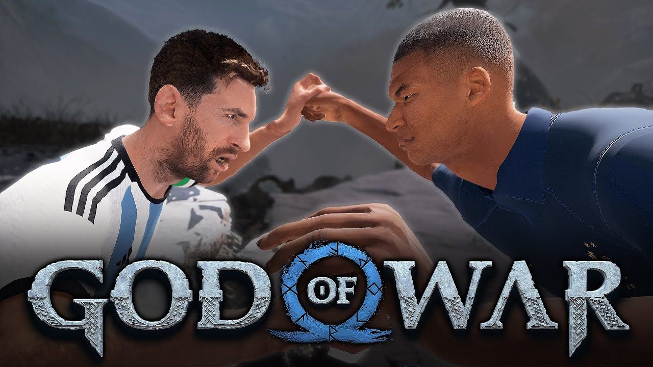 Месси и Мбаппе сразились в God of War с помощью модификации Месси и Мбаппе сразились в God of War с помощью модификации