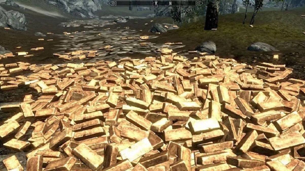 Гравець Skyrim отримав гору золота в спадок від невідомого бандита