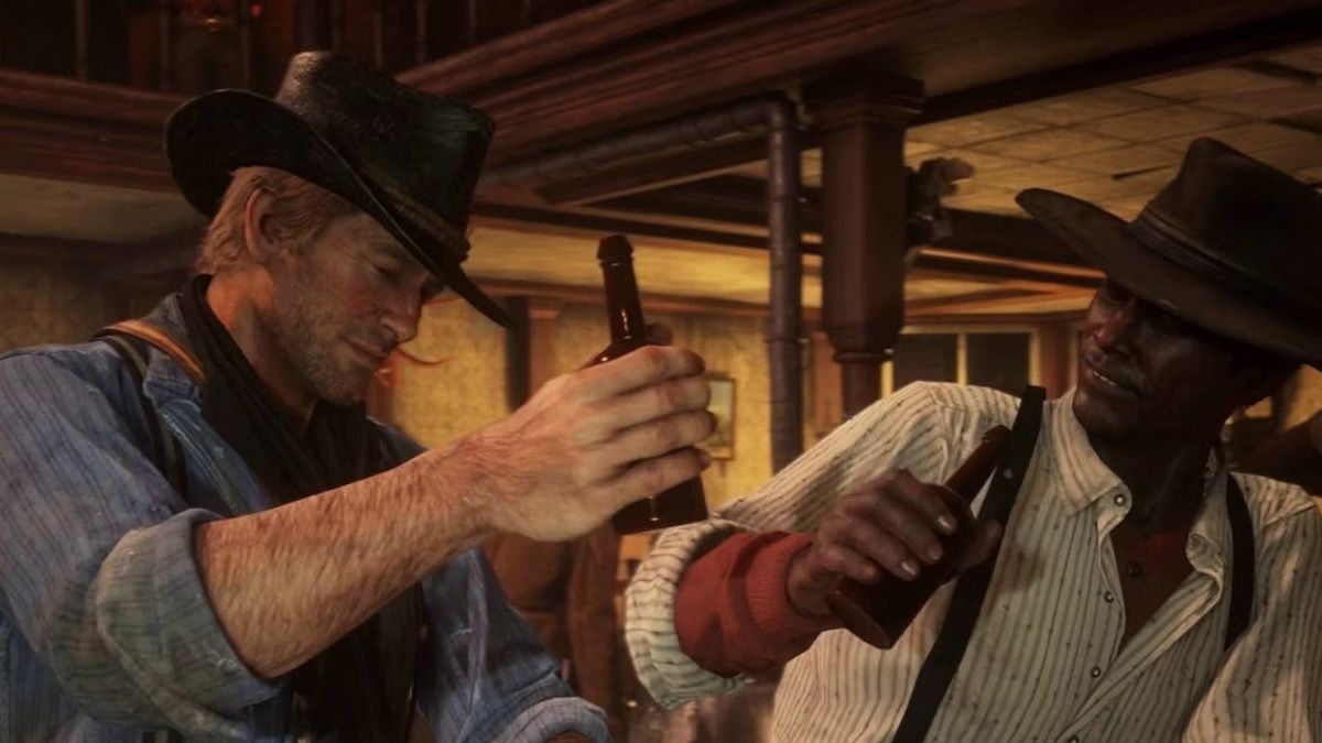 В Red Dead Redemption 2 нашли редкий диалог с участием пьяного главного ...