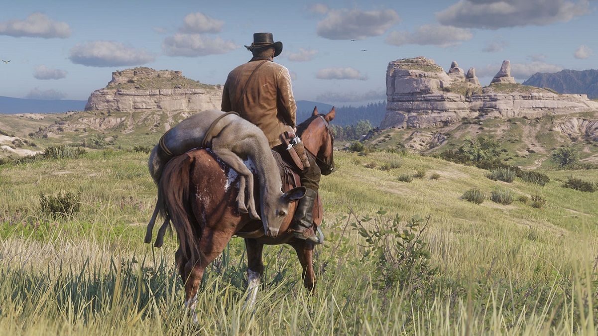 Red Dead Redemption 2 - геймер знайшов кумедний спосіб обманути смерть Red Dead Redemption 2 - геймер знайшов кумедний спосіб обманути смерть
