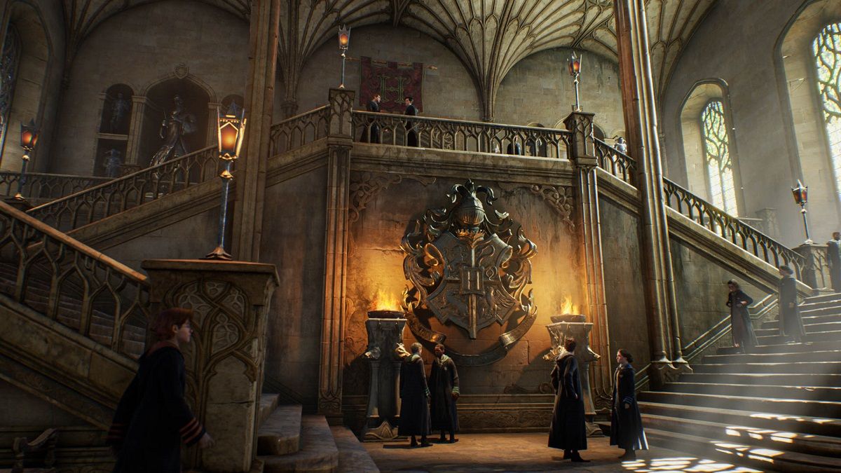 Hogwarts Legacy - абсурдна помилка змушує персонажа плавати по суші - відео Hogwarts Legacy - абсурдна помилка змушує персонажа плавати по суші - відео