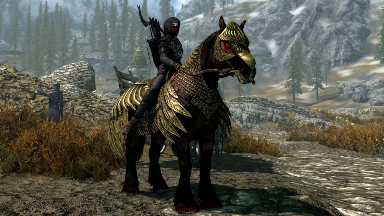 В Skyrim лошадь игрока превратилась в Майкла Джексона: забавное видео