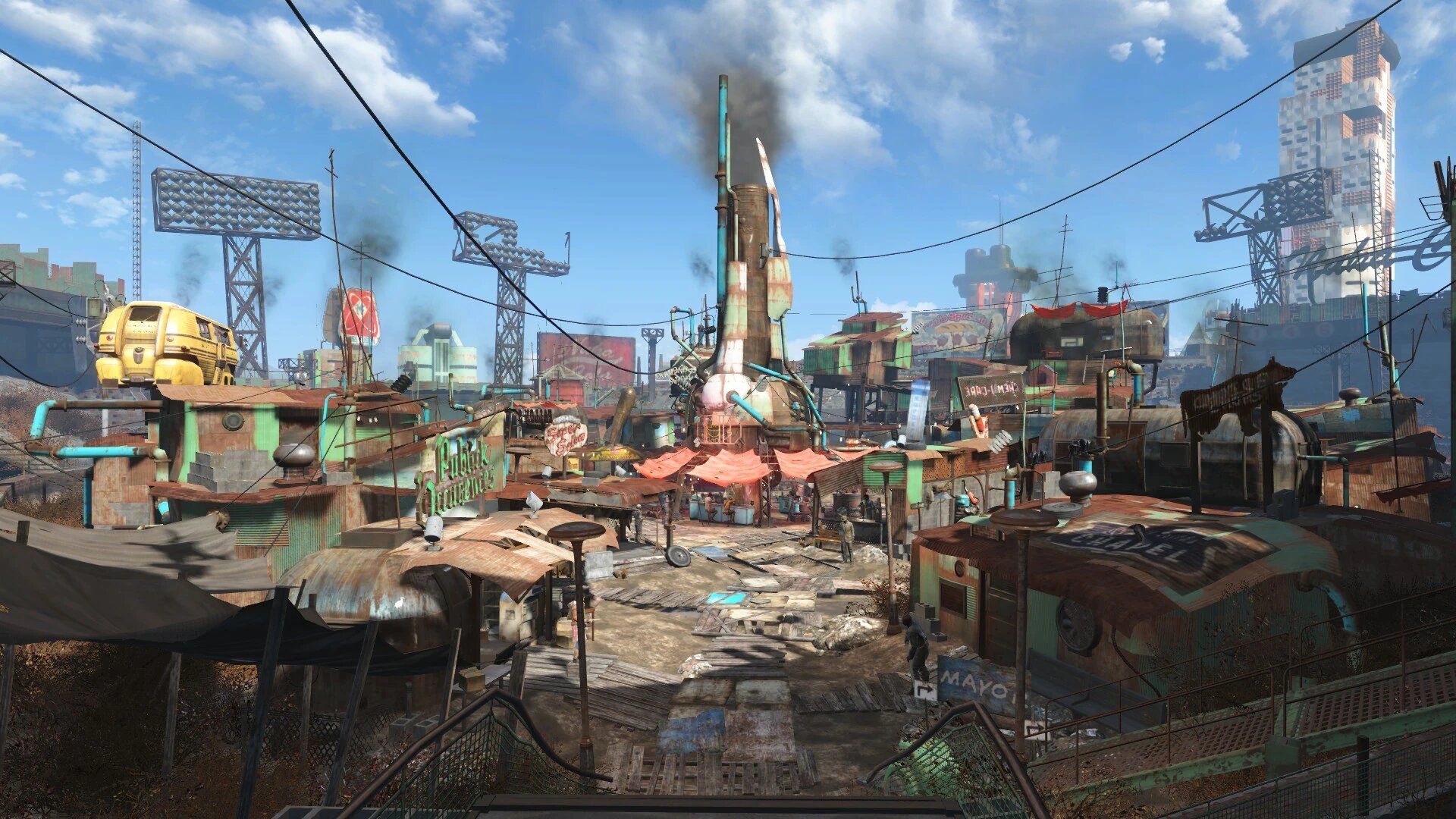 Моторошна помилка Fallout 4 зробила Даймонд-Сіті схожим на пекло Моторошна помилка Fallout 4 зробила Даймонд-Сіті схожим на пекло