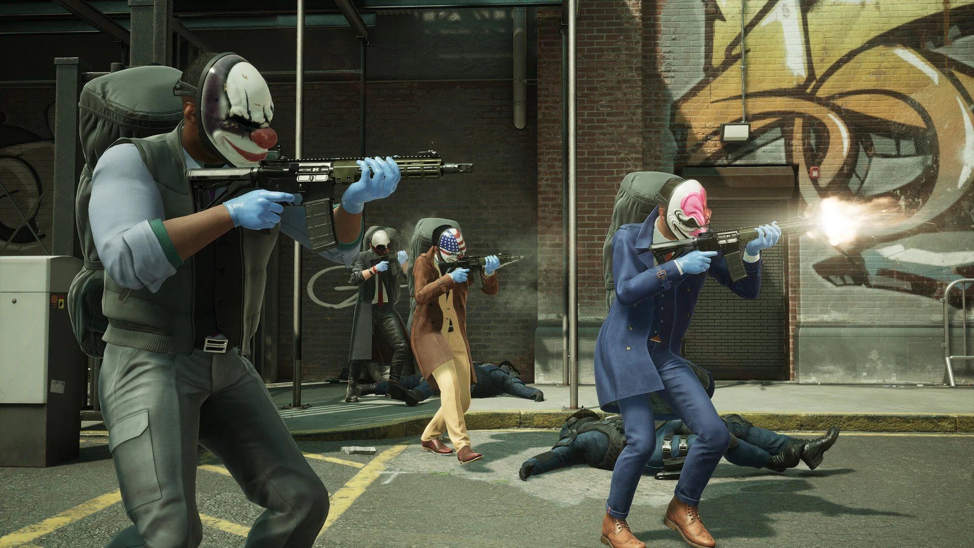 Дневник разработчиков показал кадры боев в будущем Payday 3 Дневник разработчиков показал кадры боев в будущем Payday 3