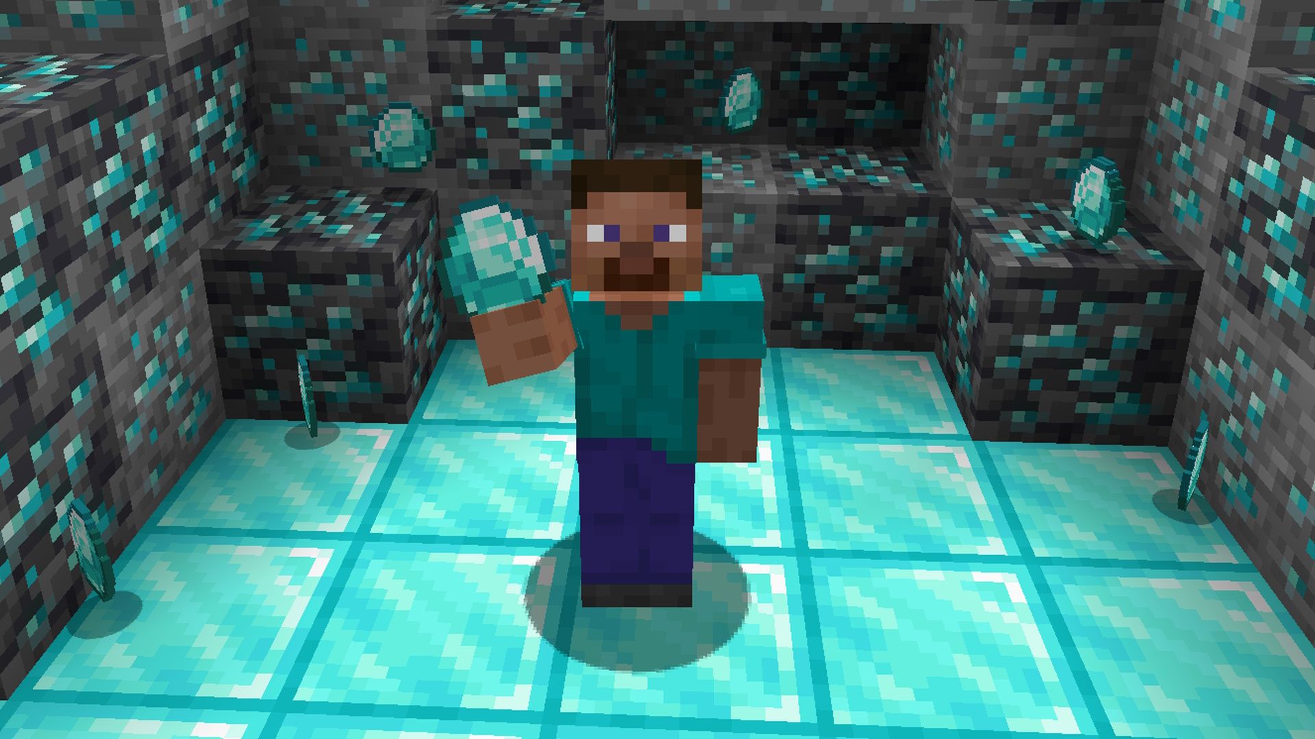 В Minecraft изменили частоту появления алмазов В Minecraft изменили частоту появления алмазов