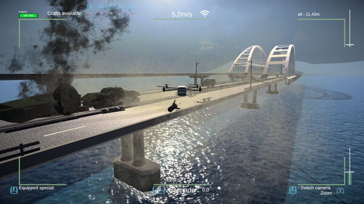 Можна знищити Кримський міст: на Steam з'явилась гра про оператора дрона