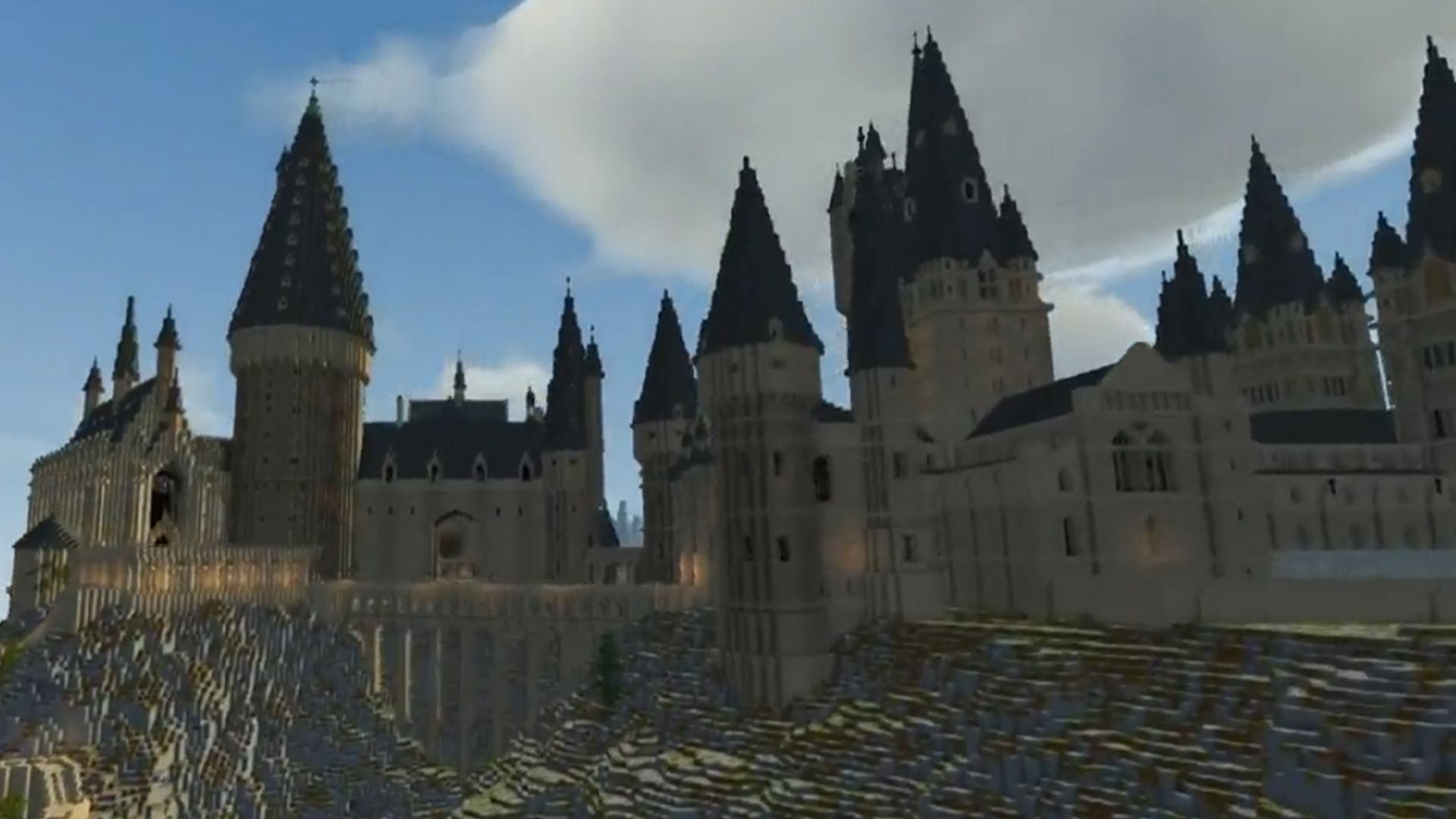 Гравець Minecraft показав Гоґвортс, який будує вже 7 років