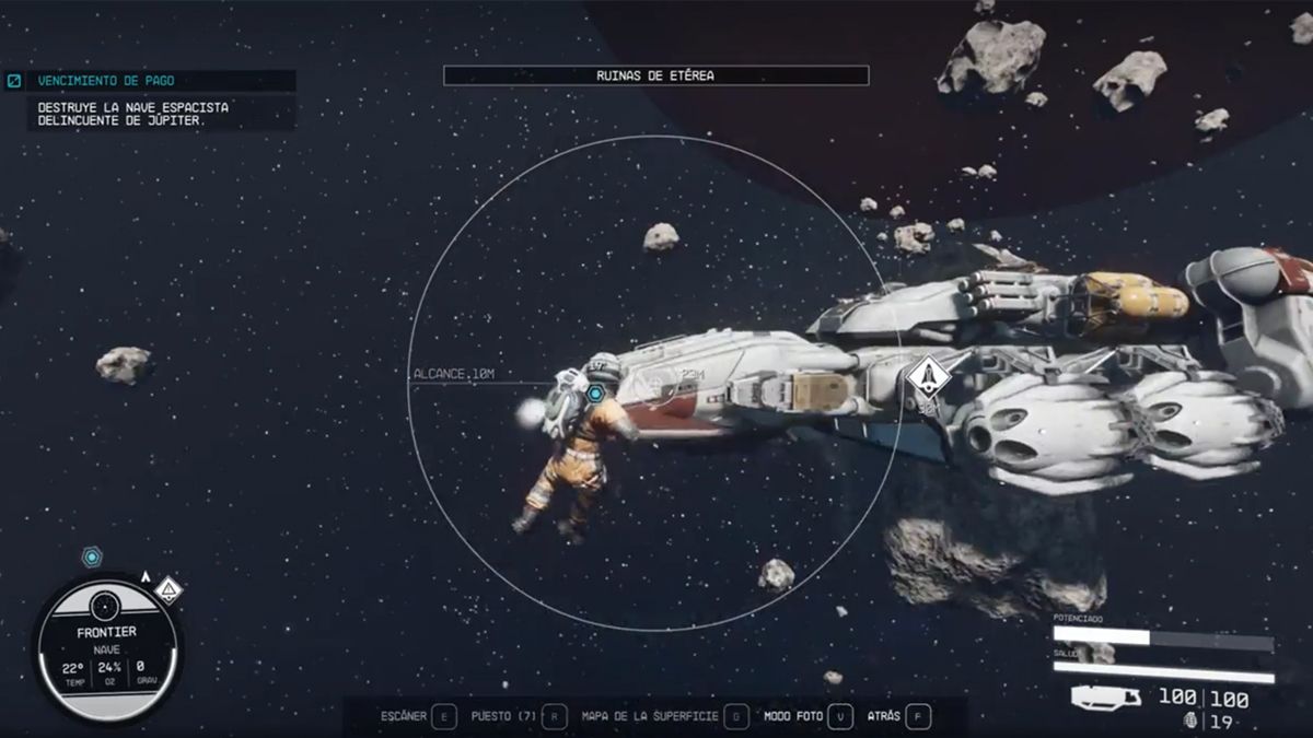 Гравці Starfield з'ясували як вийти з корабля прямо в космосі 