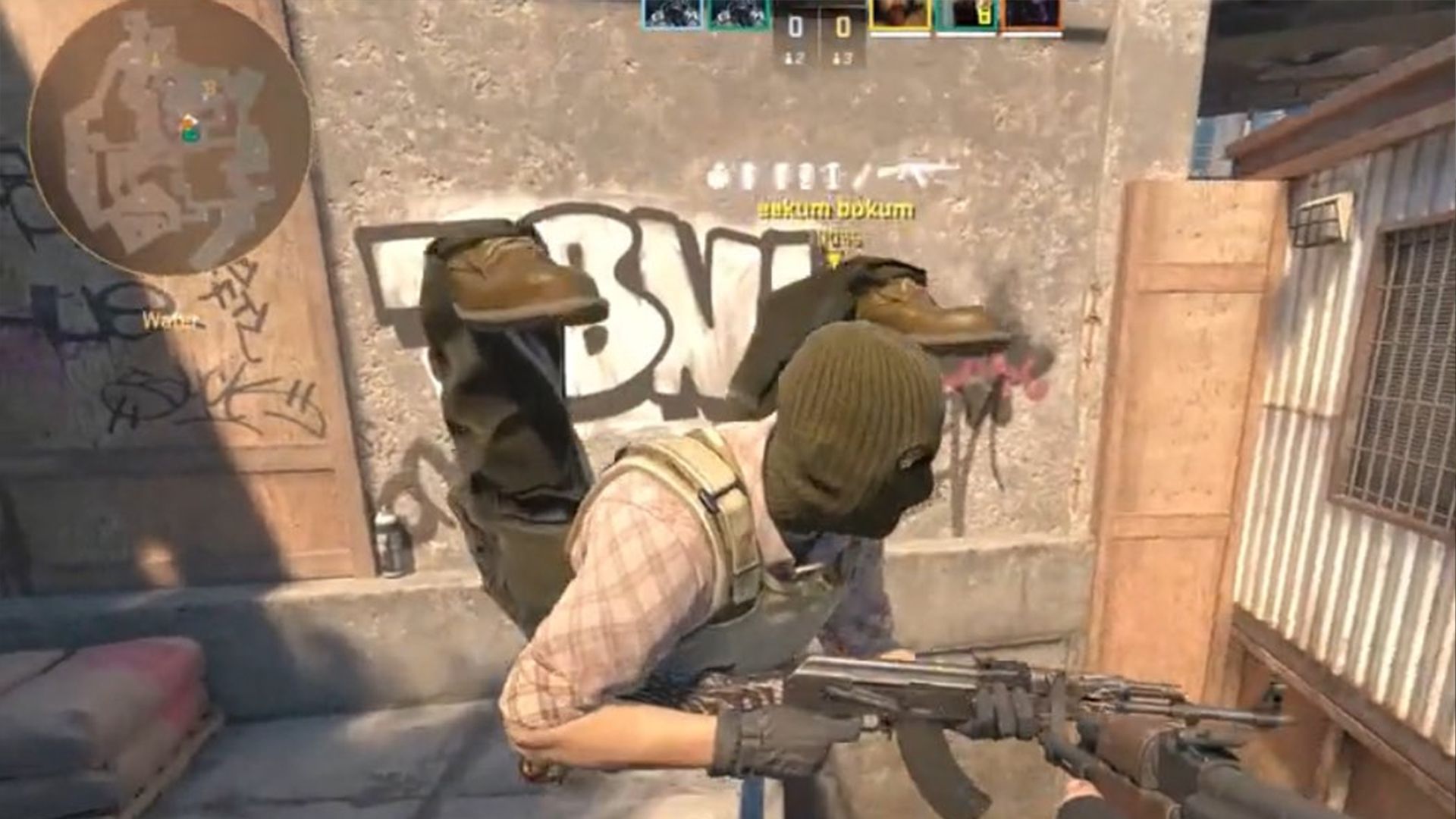 Абсурдний баг у CS 2 залишає персонажа літати мапою без ніг Абсурдний баг у CS 2 залишає персонажа літати мапою без ніг