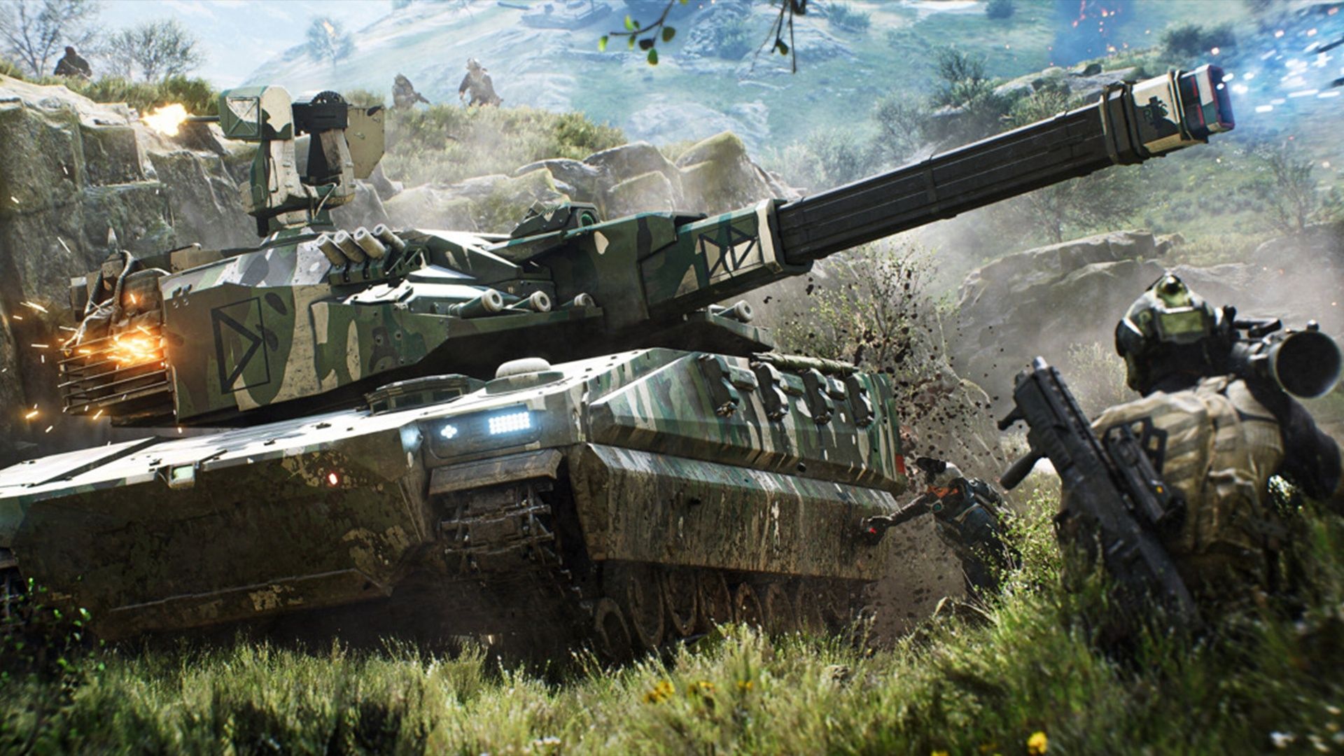 Игрок Battlefield 2042 превратил собственный БТР в Javelin, чтобы уничтожить вражеский танк Игрок Battlefield 2042 превратил собственный БТР в Javelin, чтобы уничтожить вражеский танк