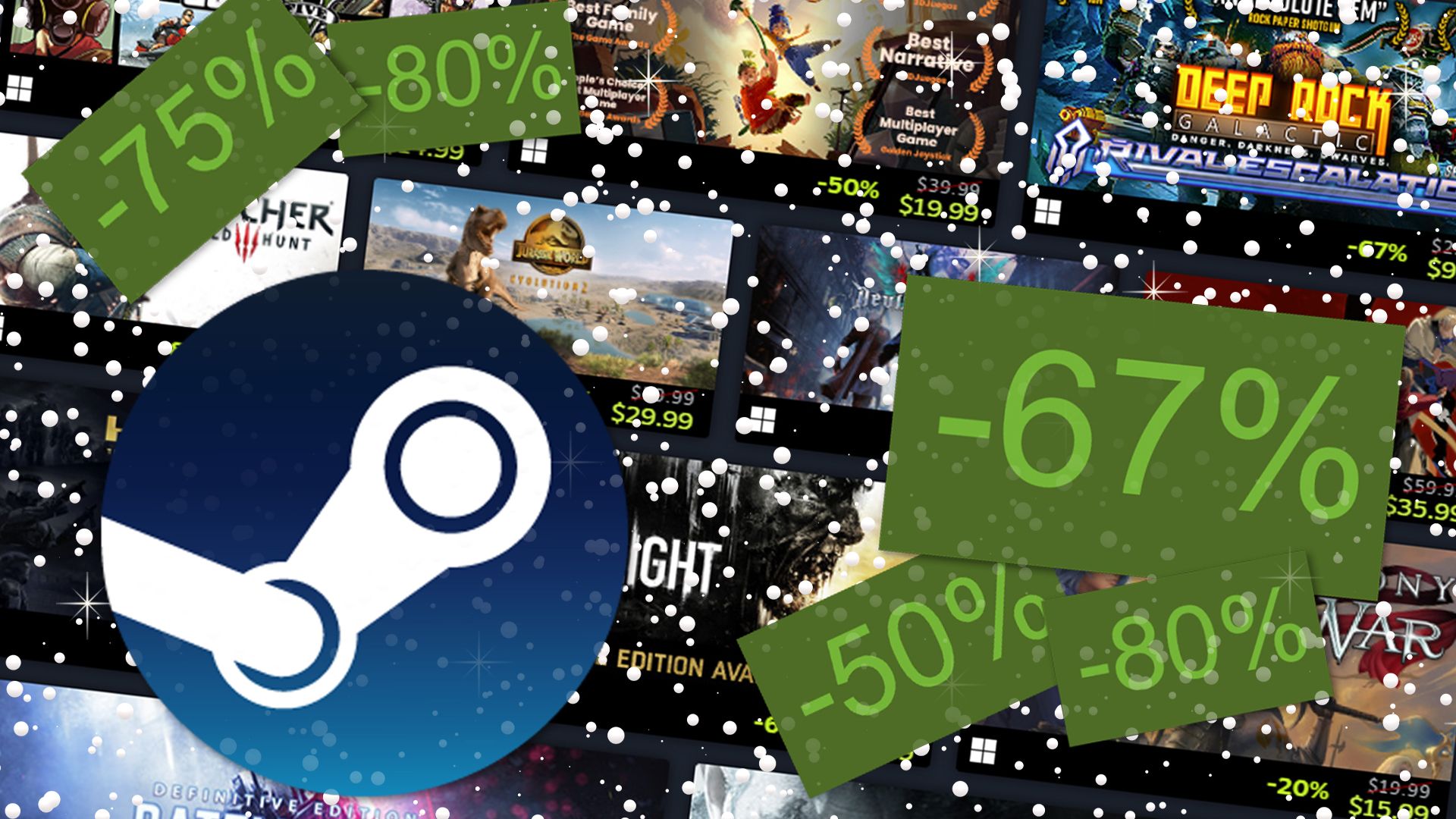 20 ігор які варто купити на зимовому розпродажі Steam