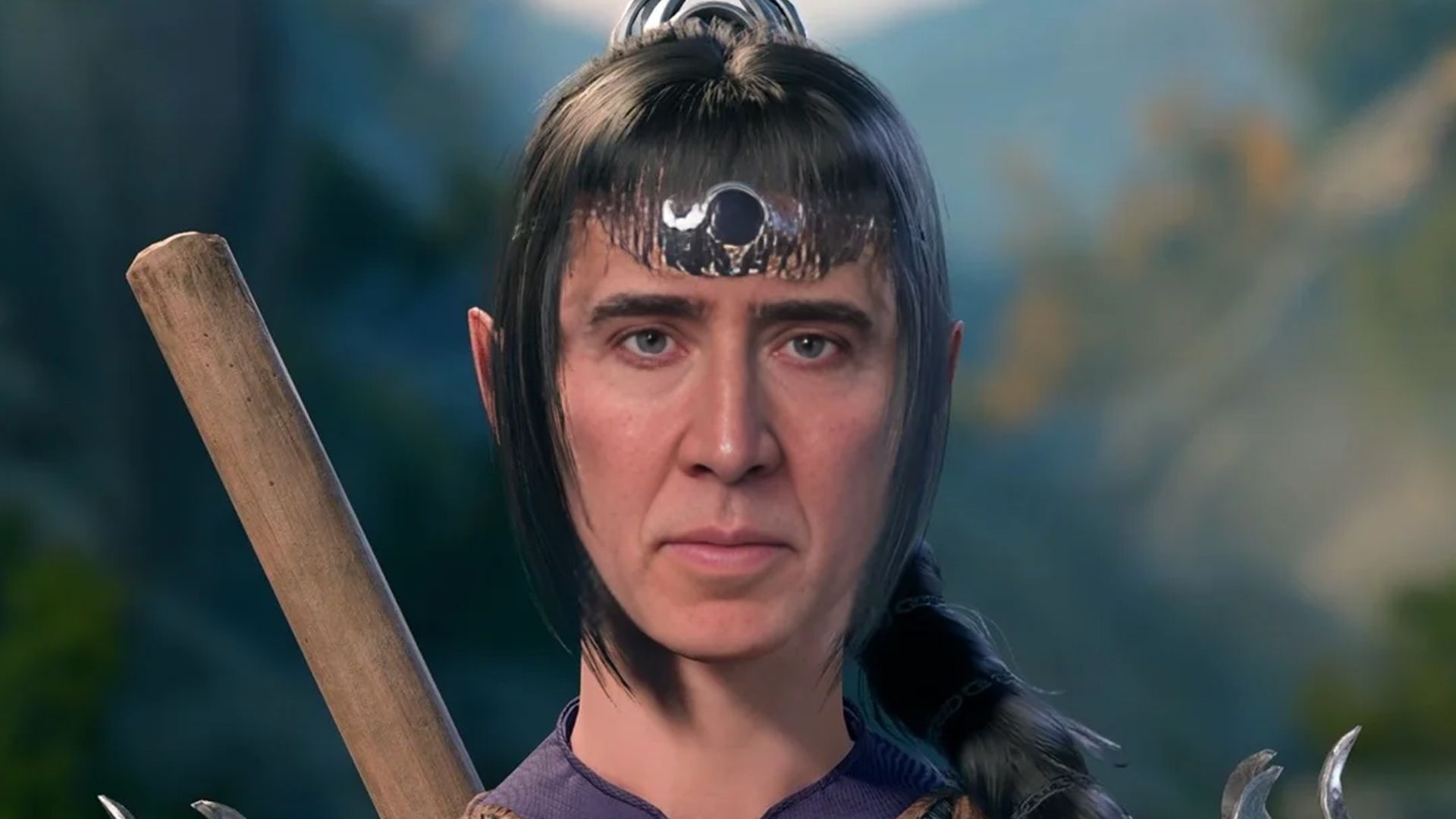 Николас Кейдж сыграл всех персонажей в Baldur's Gate 3 – забавные фото Николас Кейдж сыграл всех персонажей в Baldur's Gate 3 – забавные фото