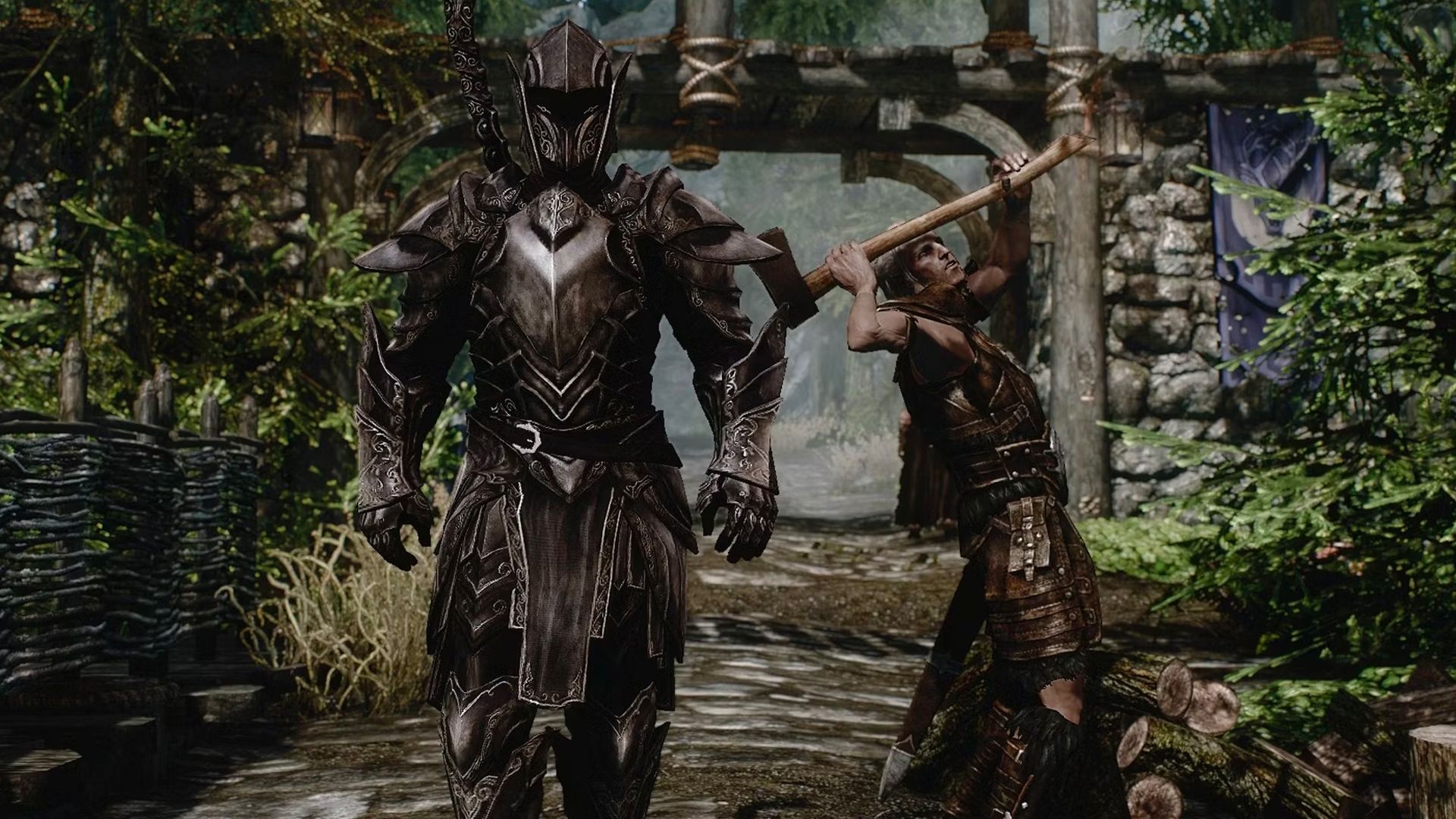 Фанат Skyrim убил Эбонитового воина с одного удара Фанат Skyrim убил Эбонитового воина с одного удара